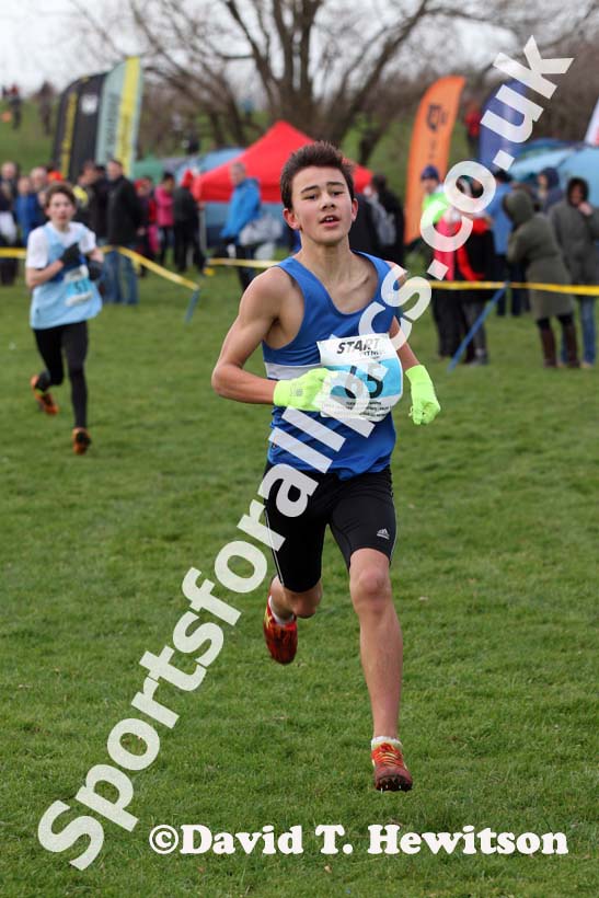 Under-13 boys 4th North Eastern Cross Country, Champs., Temple Park, South Shields. Photo: David T. Hewitson/Sports for All Pics